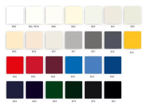 Epifanes Poly-Urethane Colour Chart